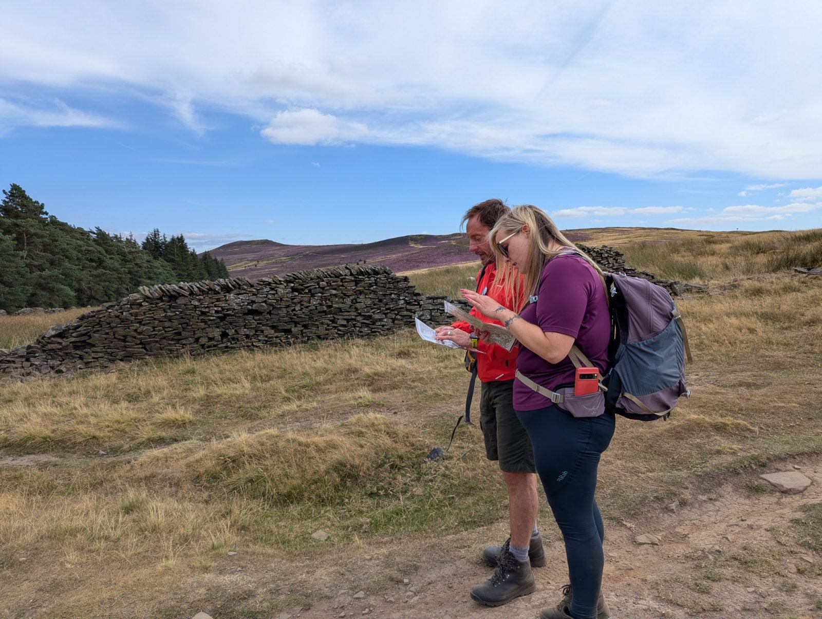 Learning to navigate with a map and compass in the Peak District